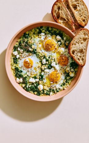 La Shakshuka épinards, poireaux, zaatar