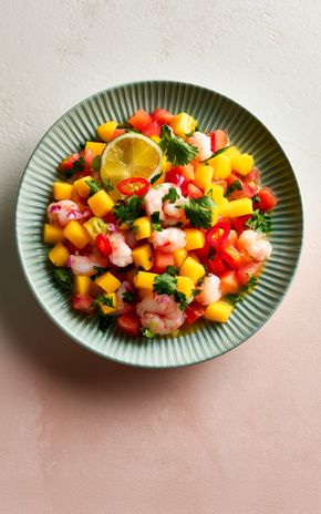 Le Ceviche de crevettes & mangue