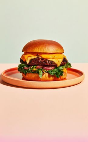 Le Cheeseburger veggie au portobello