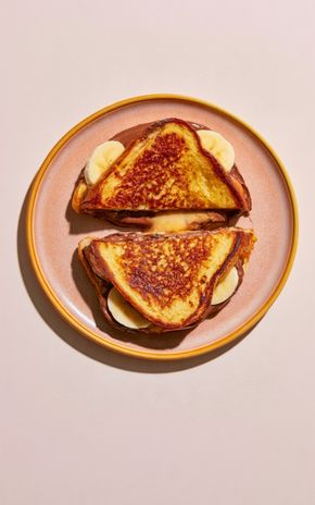 Le Croque perdu banane-pâte à tartiner