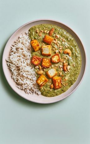 Le Palak façon paneer au halloumi