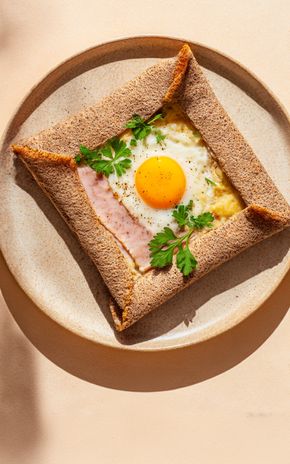 Les Galettes complètes  jambon fromage