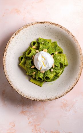 Les Paccheri au pesto d’ail des ours