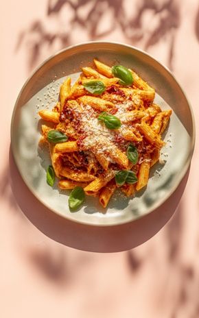 Les Penne Rigate pesto rosso