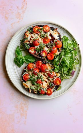 Les Portobellos farcis caprese