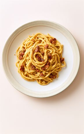Les Pâtes carbonara végan