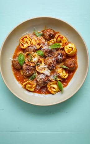 Les Tortellonis aux boulettes et basilic