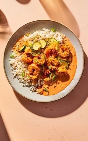 Les crevettes sautées au chorizo