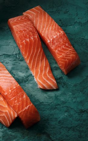 Les Pavés de saumon d'élevage