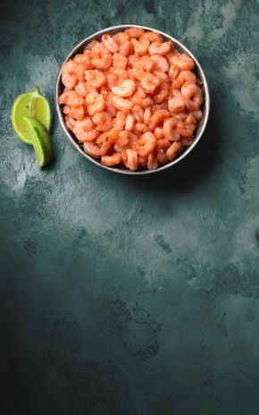 Les Mini-crevettes roses décortiquées