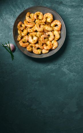 Les Crevettes décortiquées marinées cuites ASC