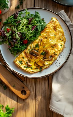 L’Omelette aux champignons