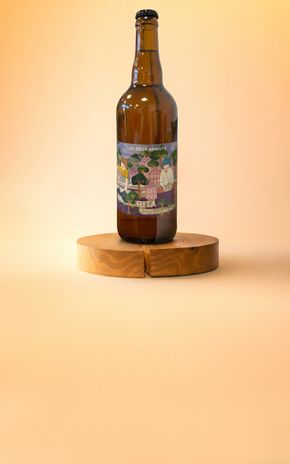 La Bière blanche curcuma Rita "Les Deux Amants" BIO