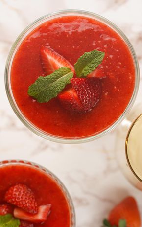 La Panna cotta aux fraises