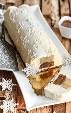La Bûche de Noël poire - chocolat
