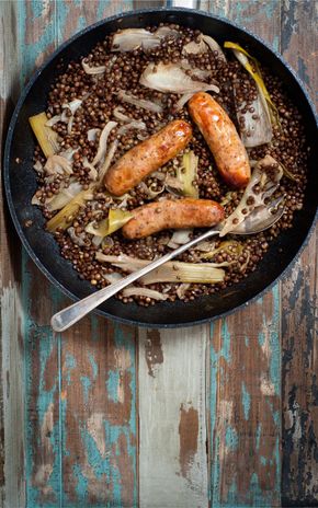 Les Saucisses lentilles