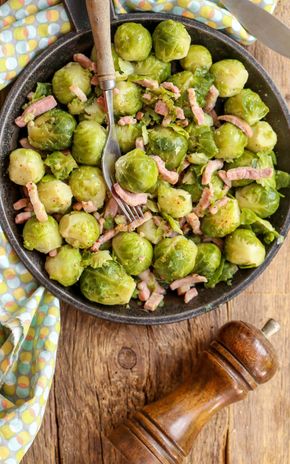 Les Choux de Bruxelles aux lardons