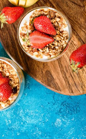 Les Verrines de fraise et mascarpone