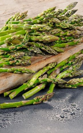 Les Pointes d'asperges vertes