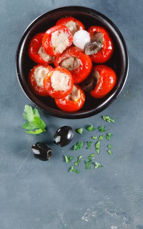 Les Mini poivrons au thon