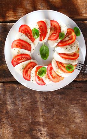 Les tomates mozzarella