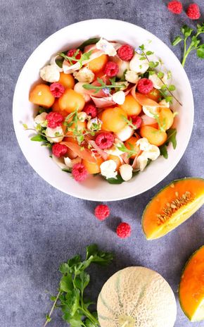 La Salade melon framboise