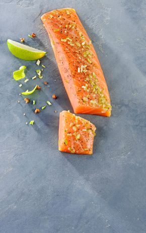 Le Cœur de saumon fumé au citron et basilic 300g