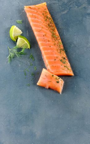Le Coeur de saumon gravlax