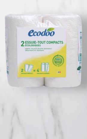 Les Rouleaux d'essuie-tout recyclé "Ecodoo"