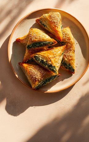 Les Feuilletés aux épinards