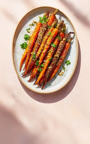 Les Carottes au miel zaatar et pistaches