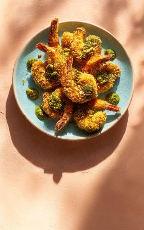 Les Crevettes à la pistache