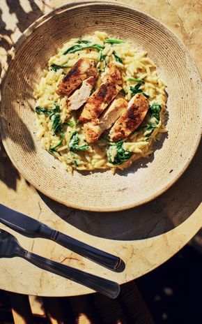 Le Creamy Chicken Orzo