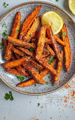 Les Frites de patates douces au paprika