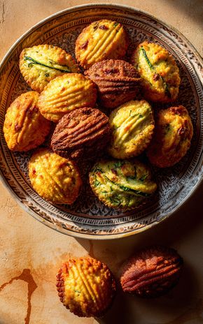 Les Madeleines courgettes chorizo