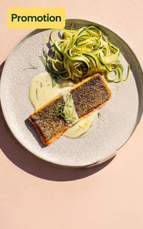 Le Pavé de truite, sauce citron estragon