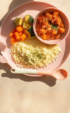 Le Thon à la tomate et couscous - dès 12 mois