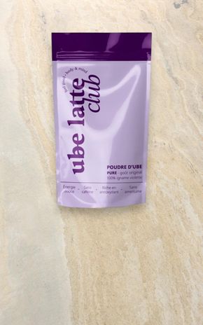 La Poudre ube latte premium