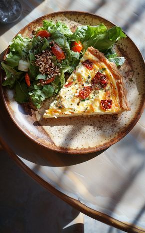 La Quiche au chèvre et tomates séchées