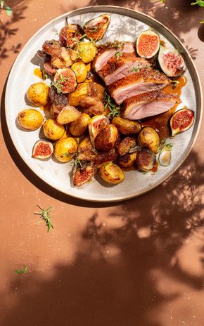 Le Magret de canard aux figues et miel