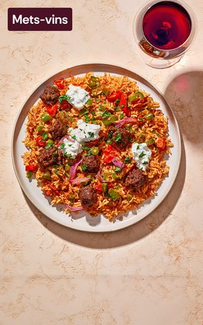 Le Riz sauté merguez et poivrons