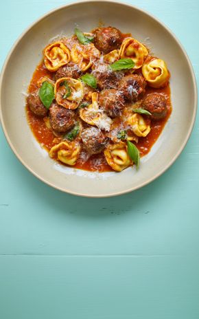 Les Tortellonis aux boulettes et basilic