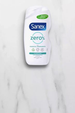 Le Gel douche hypoallergénique 0% "Sanex"