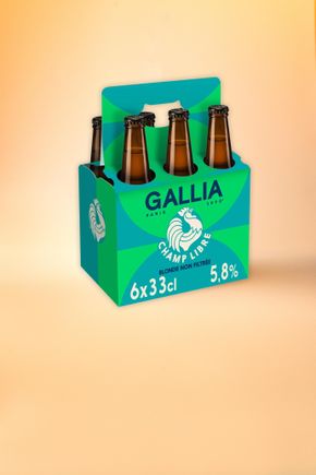 Le pack de bière blonde Non Filtrée