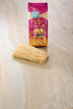 Les Nouilles Pad Thaï de riz brun BIO
