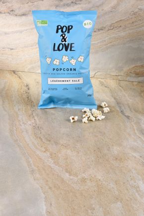 Le Pop Corn légèrement salé