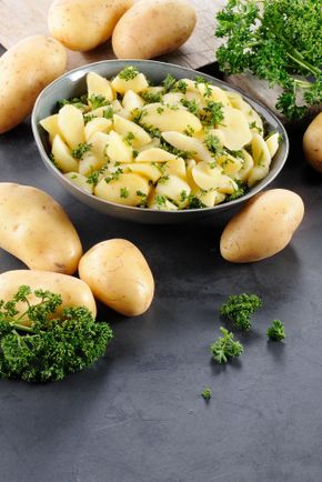Les Pommes de terre et persil