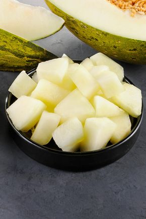 Le Melon vert en cubes