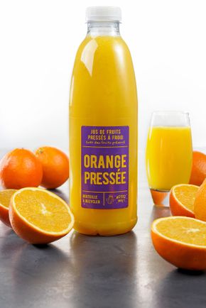 Le Pur jus d'orange frais
