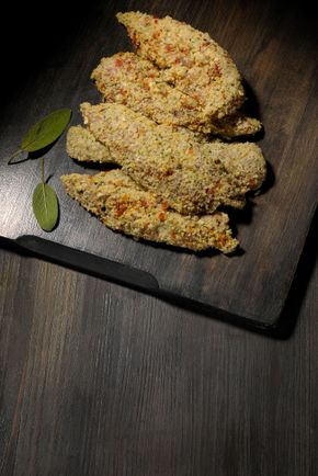 Les Aiguillettes de poulet panées à l'italienne